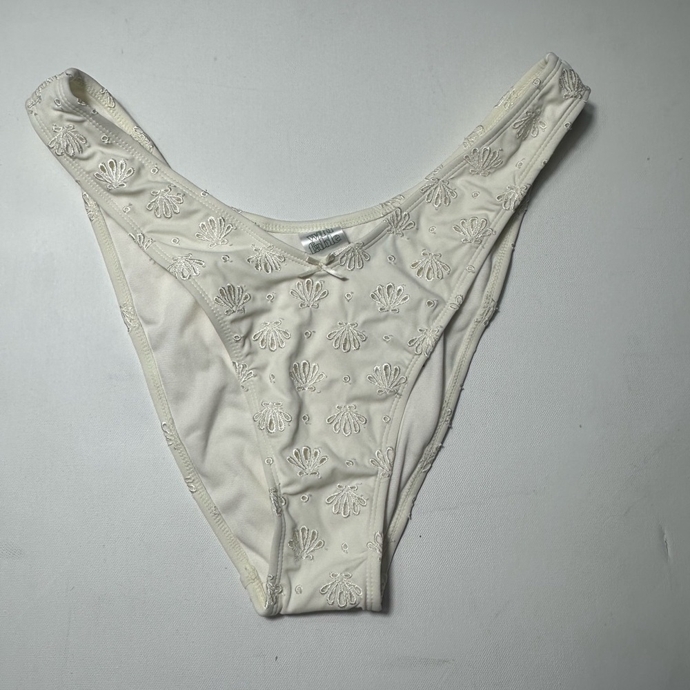 Wild Fable Ivory Floral Bikini Bottom